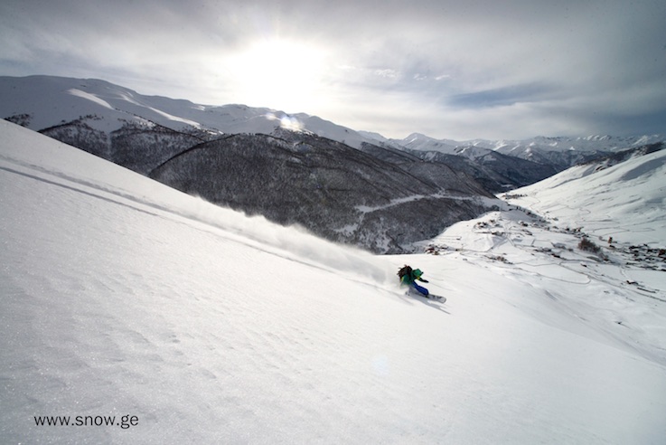 The sugary snow was seriously perfect. Photo - Oleg Gritskevich