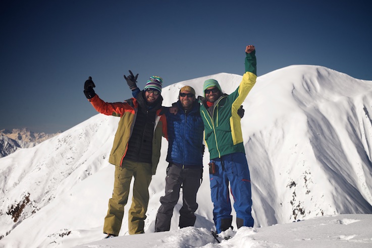 The crew: Matteo, Oleg and Luca. Photo - Oleg Gritskevich