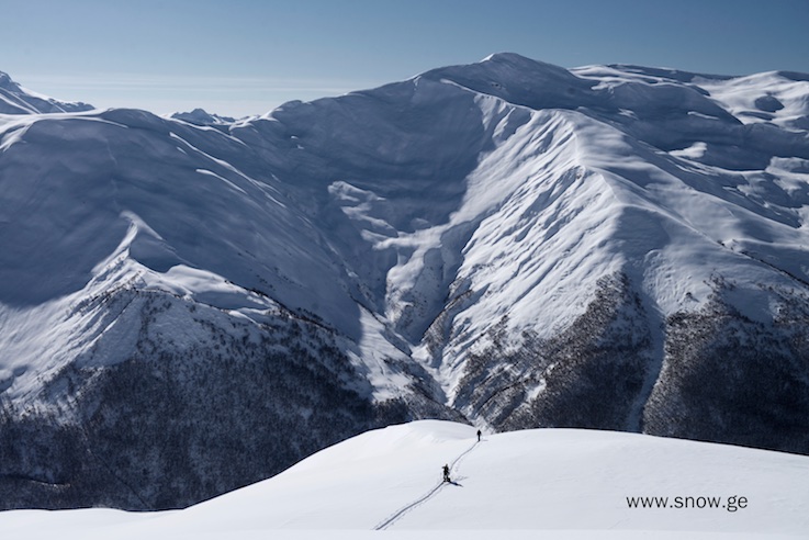 We were the only skiers/riders in this entire range. Photo - Oleg Gritskevich
