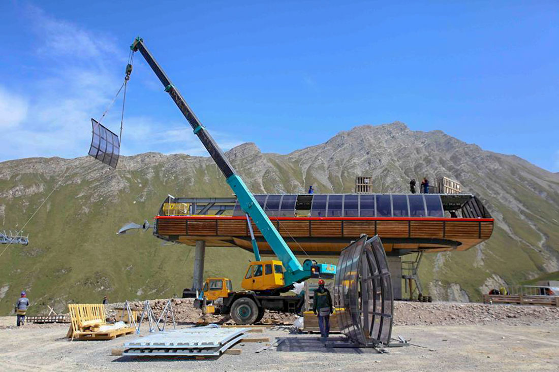 Gudauri - Kobi - new cable car