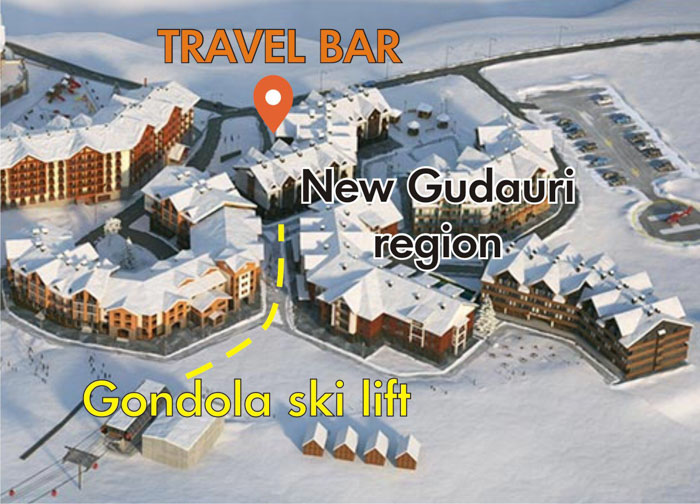 Where is Gudauri Travel Bar - location
